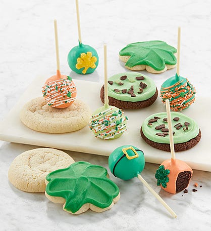 St. Patrick’s Day Cake Pops & Cookies